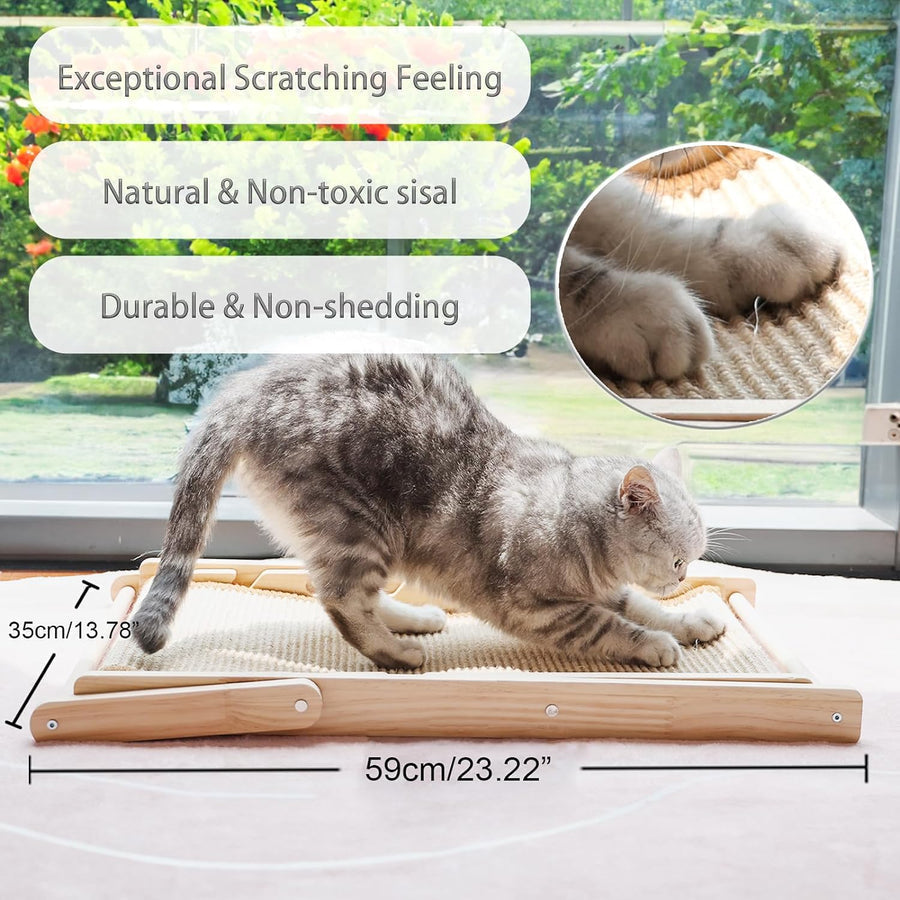 Sisal Cat Rocking Chair Scratching Board Cat Bed