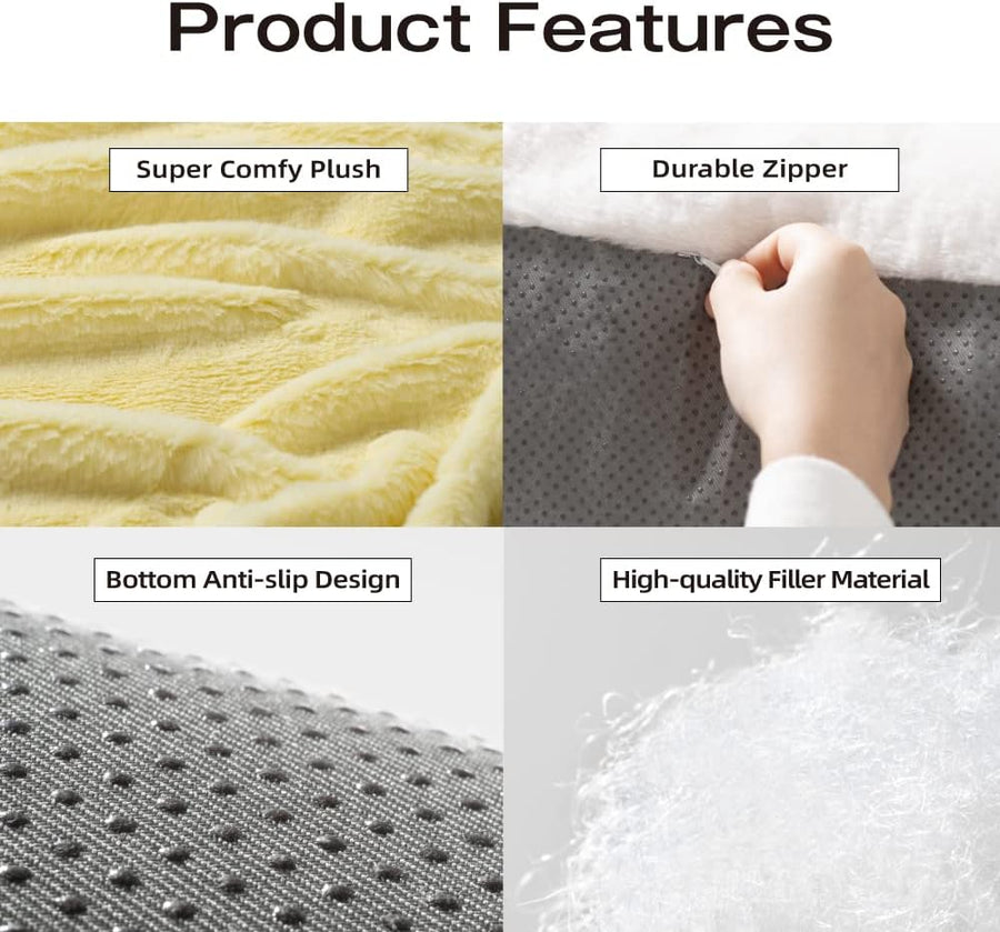 Fluffy Pet Sofa Bed Small Medium Cat Dog Couch Washable 15lbs