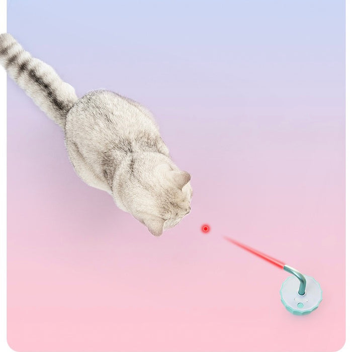 Automatic 360° Laser Cat Toy Interactive Rechargeable Catnip Play Toy