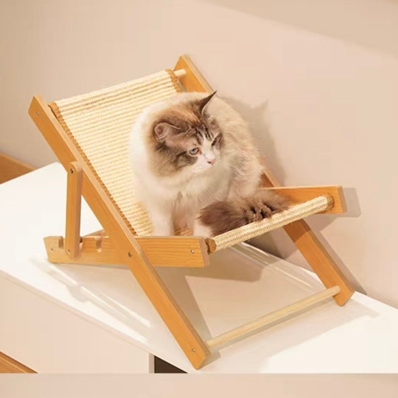 Sisal Cat Rocking Chair Scratching Board Cat Bed