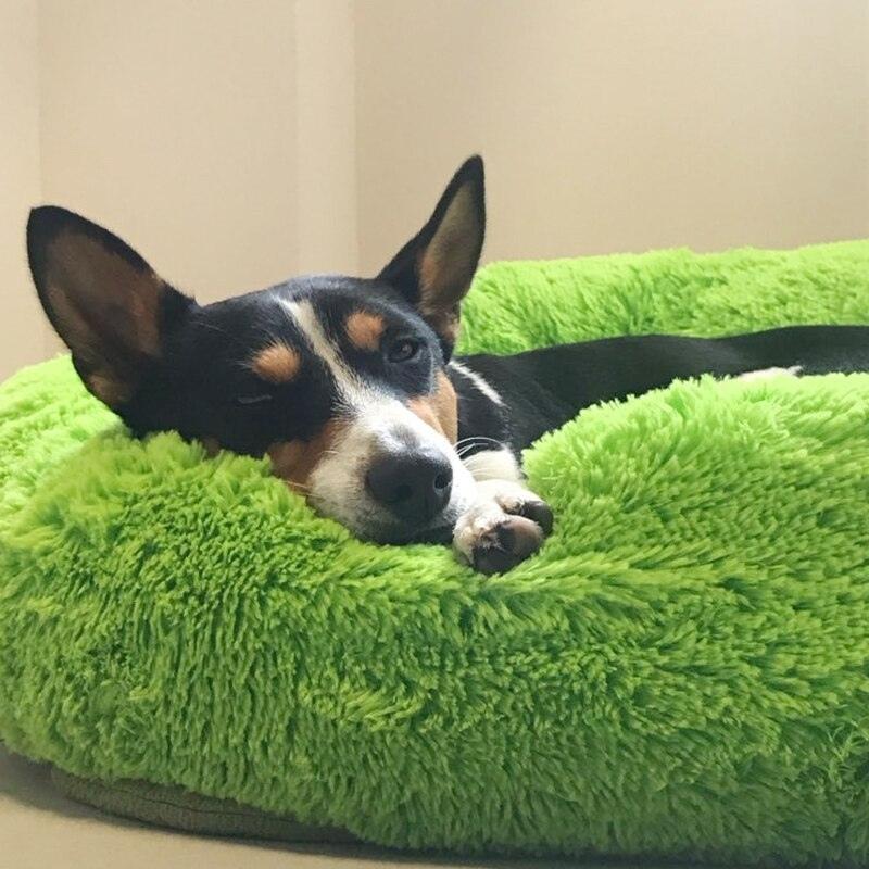 Plush Round Pet Bed