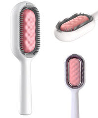 2-in-1 Pet Hair Cleaning Brush Dog Cat Grooming & Hair Removal Tool